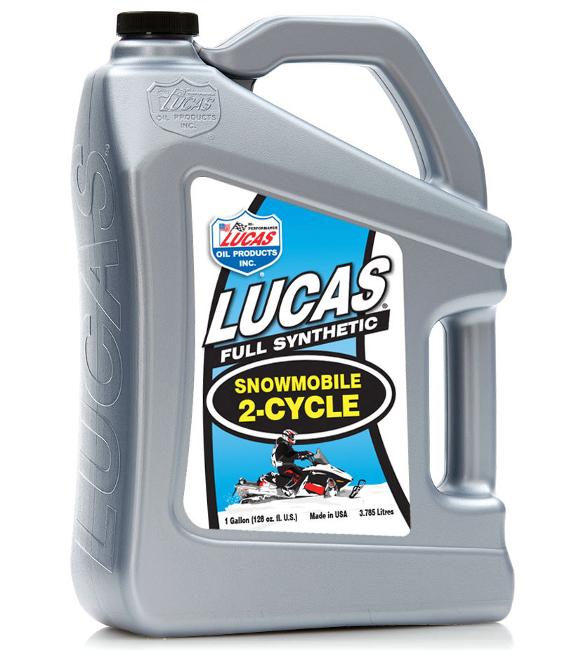 Lucas Synthetic 2-Cycle Snowmobile Oil -  | Container: 1 Gallon Jug | Shipped as: Case of 4 X 1 Gallon Jugs - Powersports Engine Oils